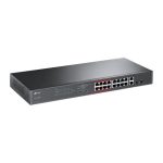 Tp-Link TL-SL1218MP Switch non administrable 16 ports PoE+ 10/100 Mbps + 2 ports Gigabit