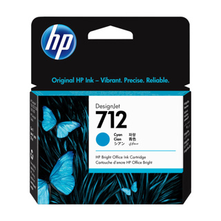 HP 712 29ml Cyan Ink Cartridge T630/T230