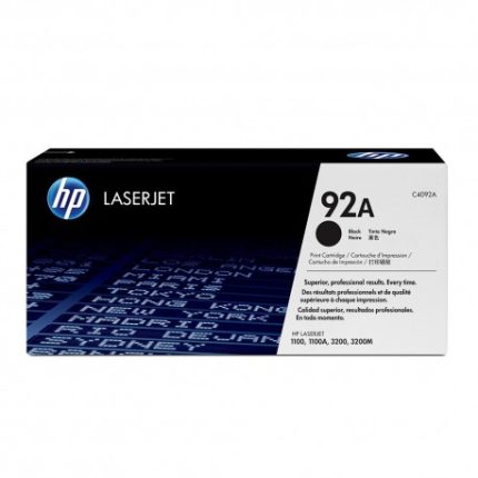 HP 92A Black Original LaserJet Toner Cartridge