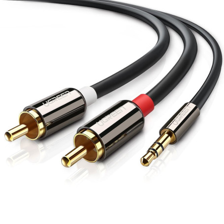 Ugreen Cable Audio 3.5mm Male to RCA Male 2M - Amkoy Technology